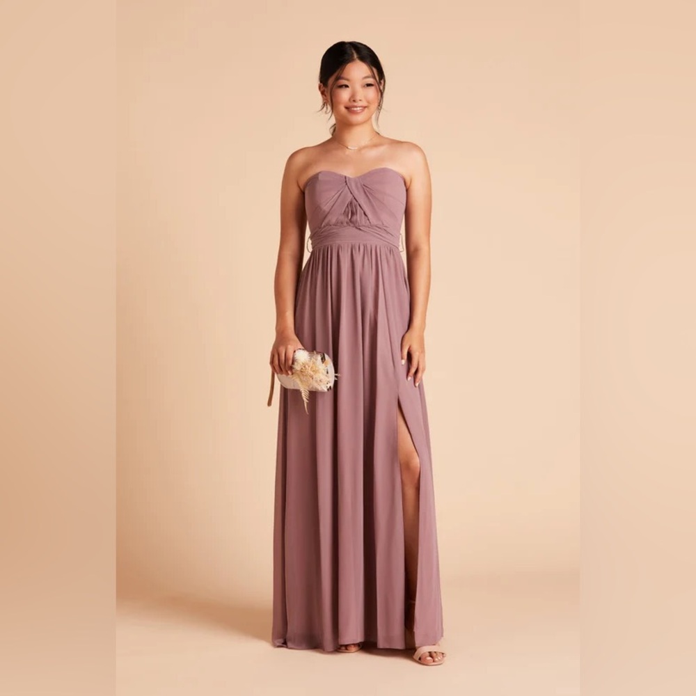 Birdy Grey GRACE CONVERTIBLE DRESS CHIFFON DARK MAUVE MEDIUM NEW NWT BRIDESMAID